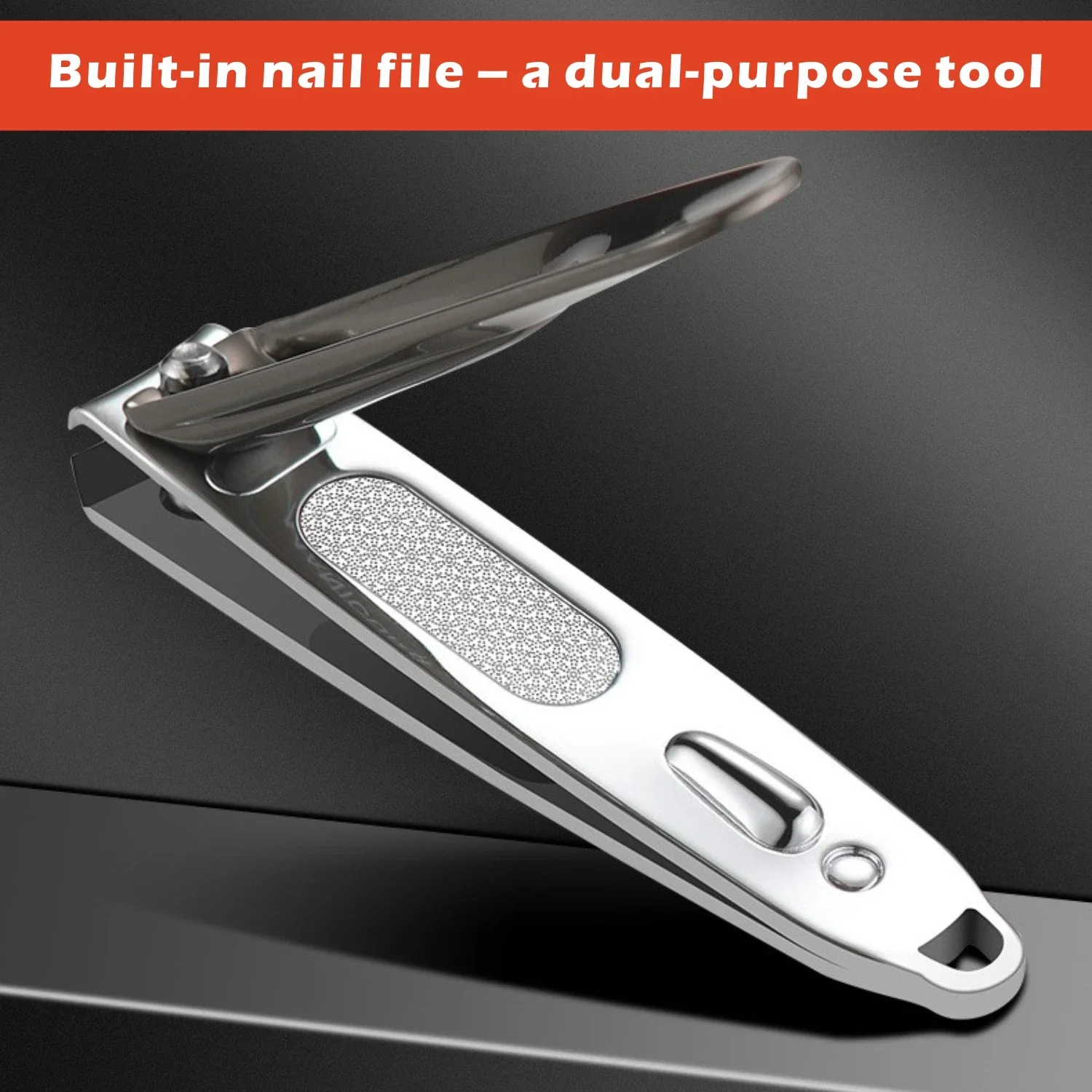 Complete Nail Care Kit: Stainless Steel Toenail & Fingernail Clippers Set, Portable Manicure Tools & Leather Case - Ideal Gift