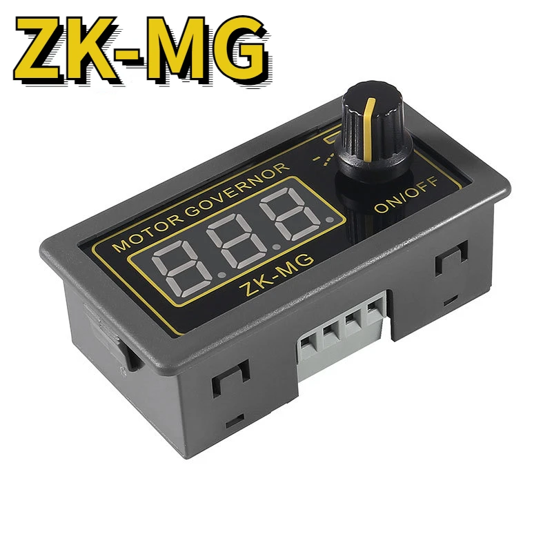 DC 5-30V 12v 24v 5A DC Motor Controller PWM Adjustable Speed Digital display encoder duty ratio frequency MAX 15A ZK-MG