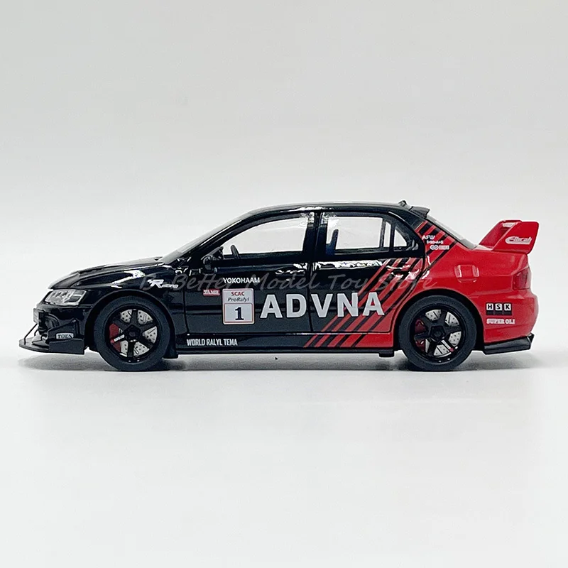 Modèle de voiture moulé sous pression 1:32, jouet Lancer EVO, retirer avec son et lumières, réplique Miniature