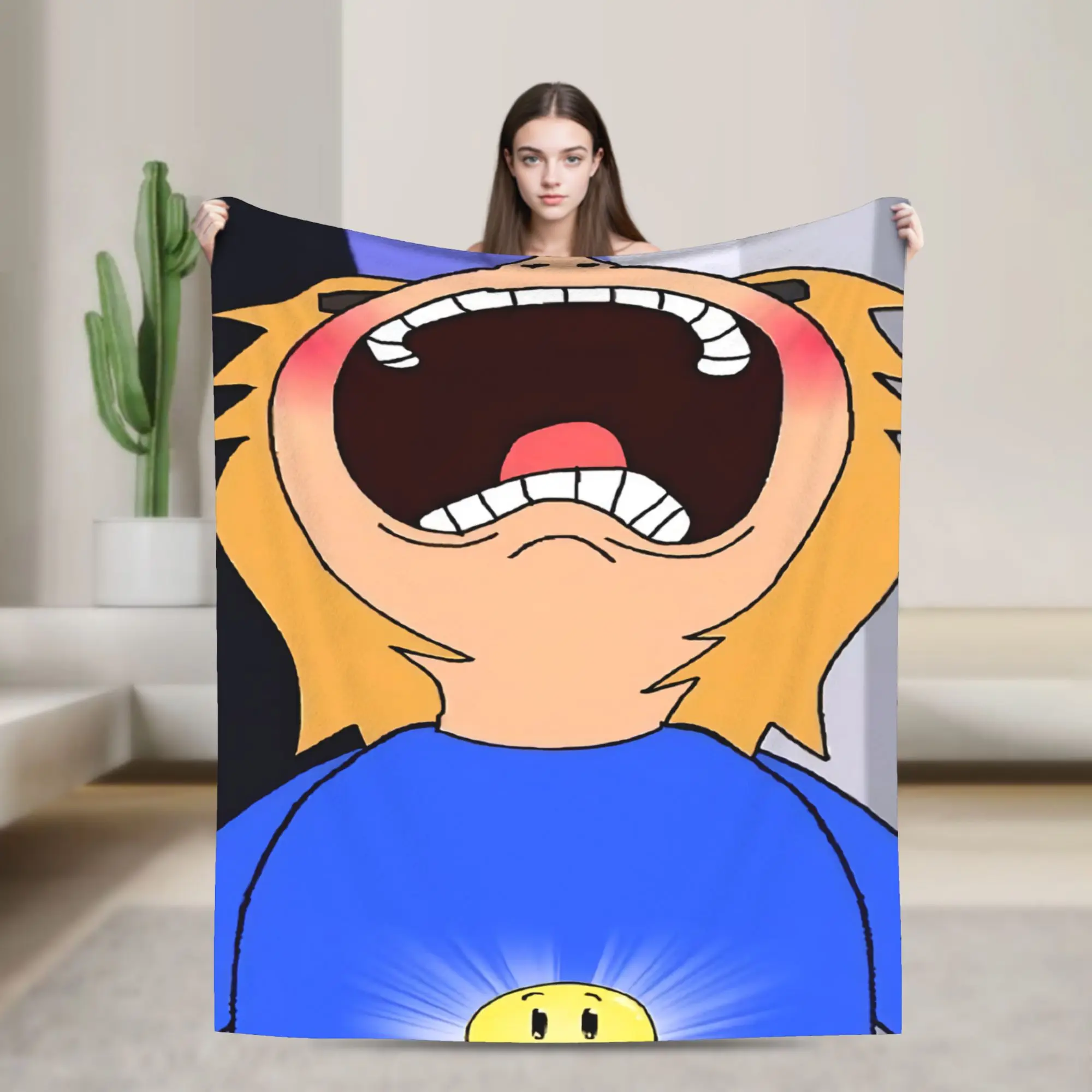 F-Fact A-Attack Adventures Merch Blanket Soft Velvet  Throw Blanket Cozy Bedspreads