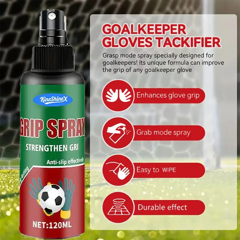 スポーツ用滑り止めグリップスプレー - ジム、ロッククライミング、ウェイトリフティング用の多用途滑り止め強化剤 - 耐久性と携帯性に優れ、120ml