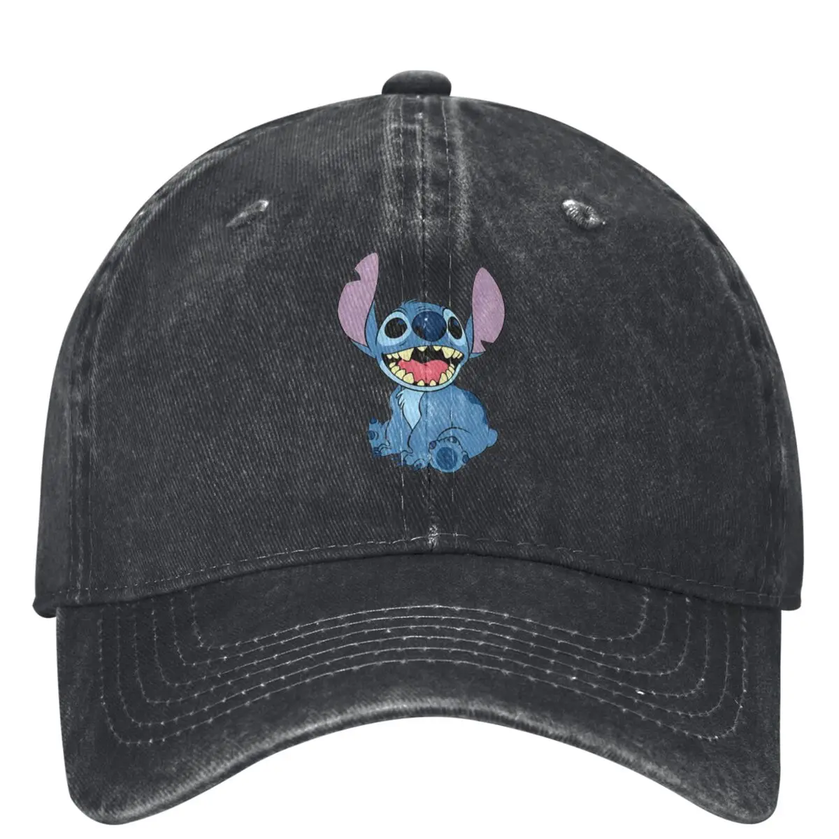 Lilo And Stitch Sitting Baseball Cap Men Women Sunshade Trucker Dad Hat Summer Casual Outdoor Sun Baseball Caps