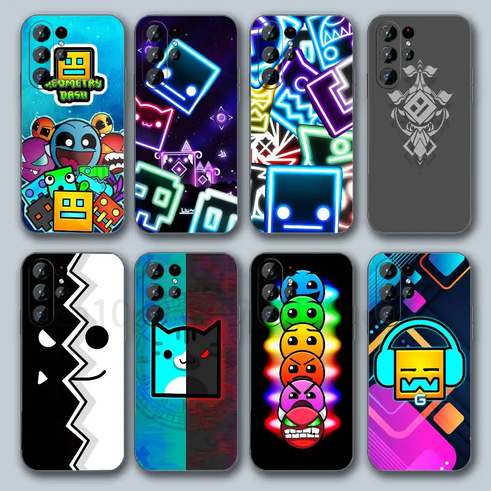 Geometry Dash  Phone Case For Samsung Galaxy S26 Ultra Samsung Galaxy S26 Plus S 26  Liquid Silicone Cover Samsung