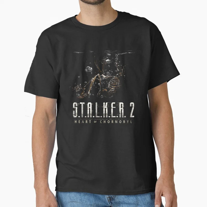 

0813 S.T.A.L.K.E.R. 2 Shadow of chernobyl Danger exclusion zone gift t shirt Videogame Stalker Graphic Clothes All size Tops