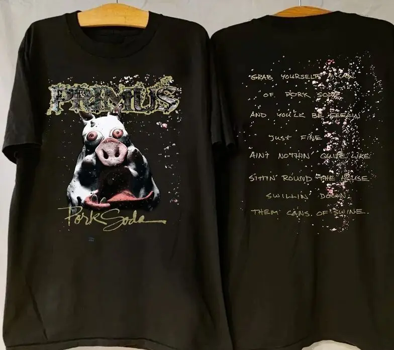 Vintage 1993 Primus Pork Soda T-Shirt, 90s Primus T-Shirt