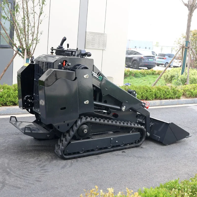 Factory Direct Sales 450KG diesel Dingo Wheel Telescopic Loader Mini Skid Steer with Attachments