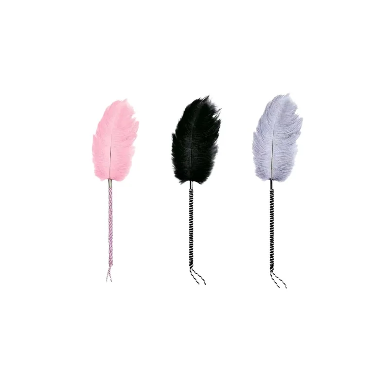 Tickling Feather Erotic Spanking Whip BDSM Sensory Flirting Accessory Teasing Toy Adult 18+ For Women