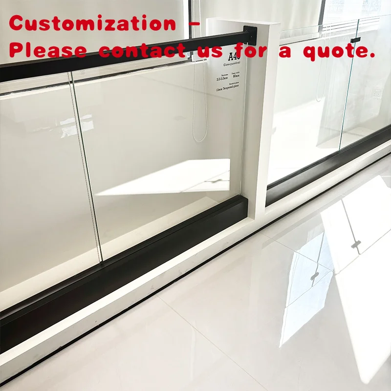 

custom.Modern Outdoor Aluminum U Channel Glass Stair Handrail Balcony Railing Designs Handrail