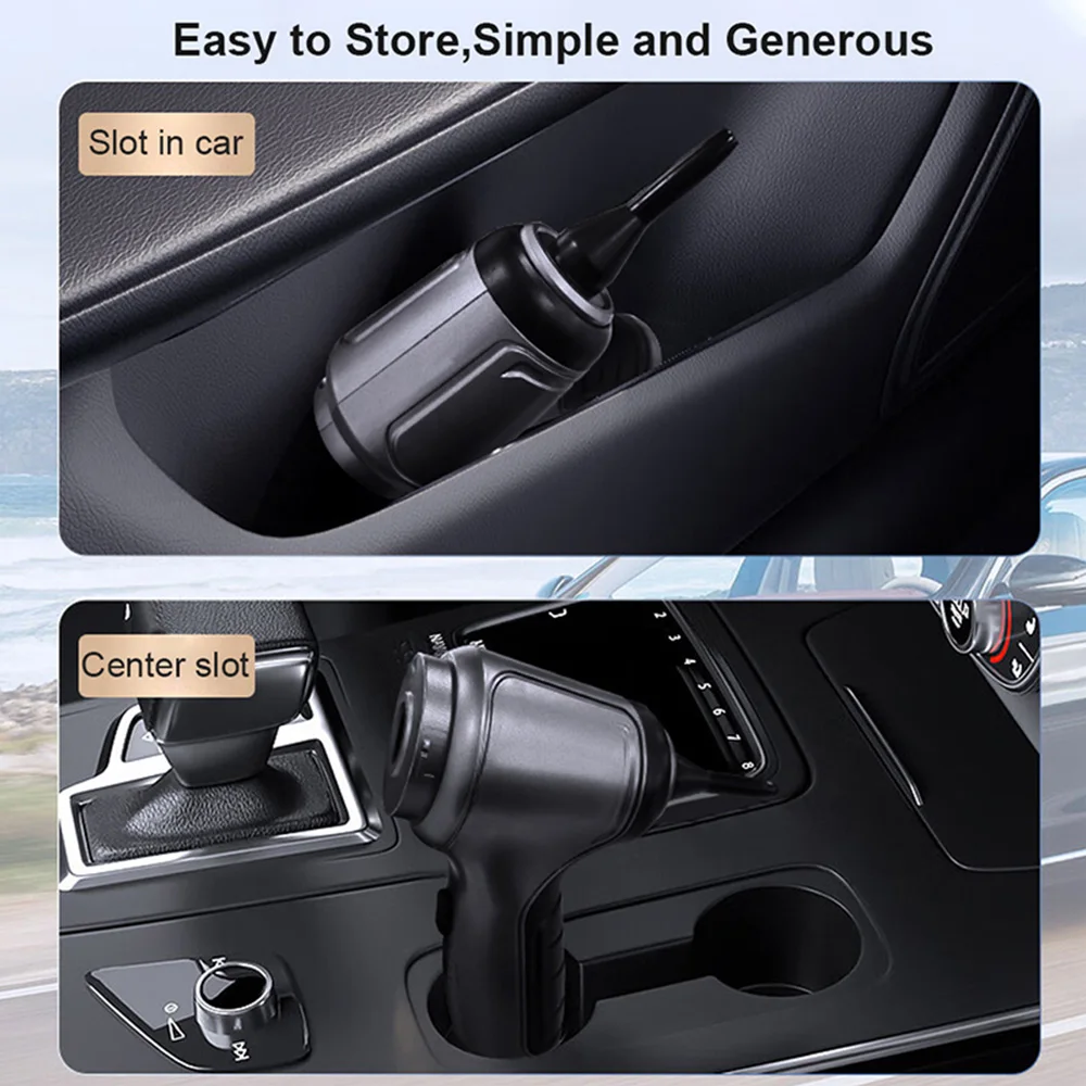 Car Vacuum Cleaner 95000PA Strong Suction Wireless Vacuum Cleaner for Car Home 2in1 Handheld Portable Vacuum Cleaner Blower