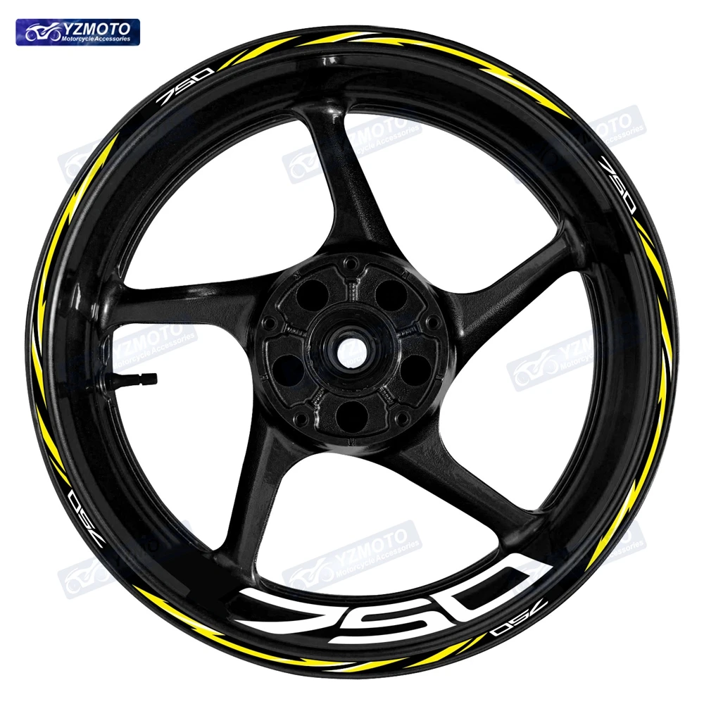 

For Z750 Motorcycle 17 Inch Front And Rear Racing Wheel Stickers Car Reflective Rim Motorbike Accessories Hub Tape Decal Sticker