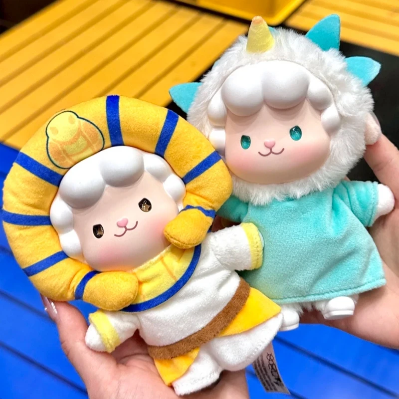 Genuine New Gyun Art Journey Series Blind Box Vinyl Face Plush Doll Mystery Box Backpack Pendant Bags Kawaii Ornaments Xmas Gift