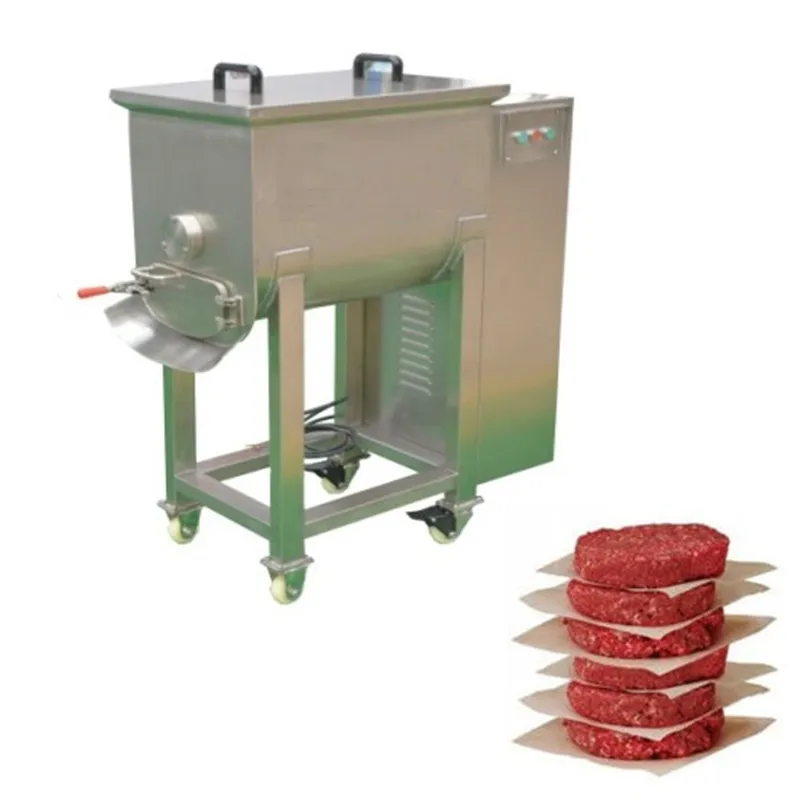 

Fully Automatic Sausage Stuffing Mixing Machine Stirring Meat Vegetable Mixer With High Quatity Meat Ball Fillings Blender