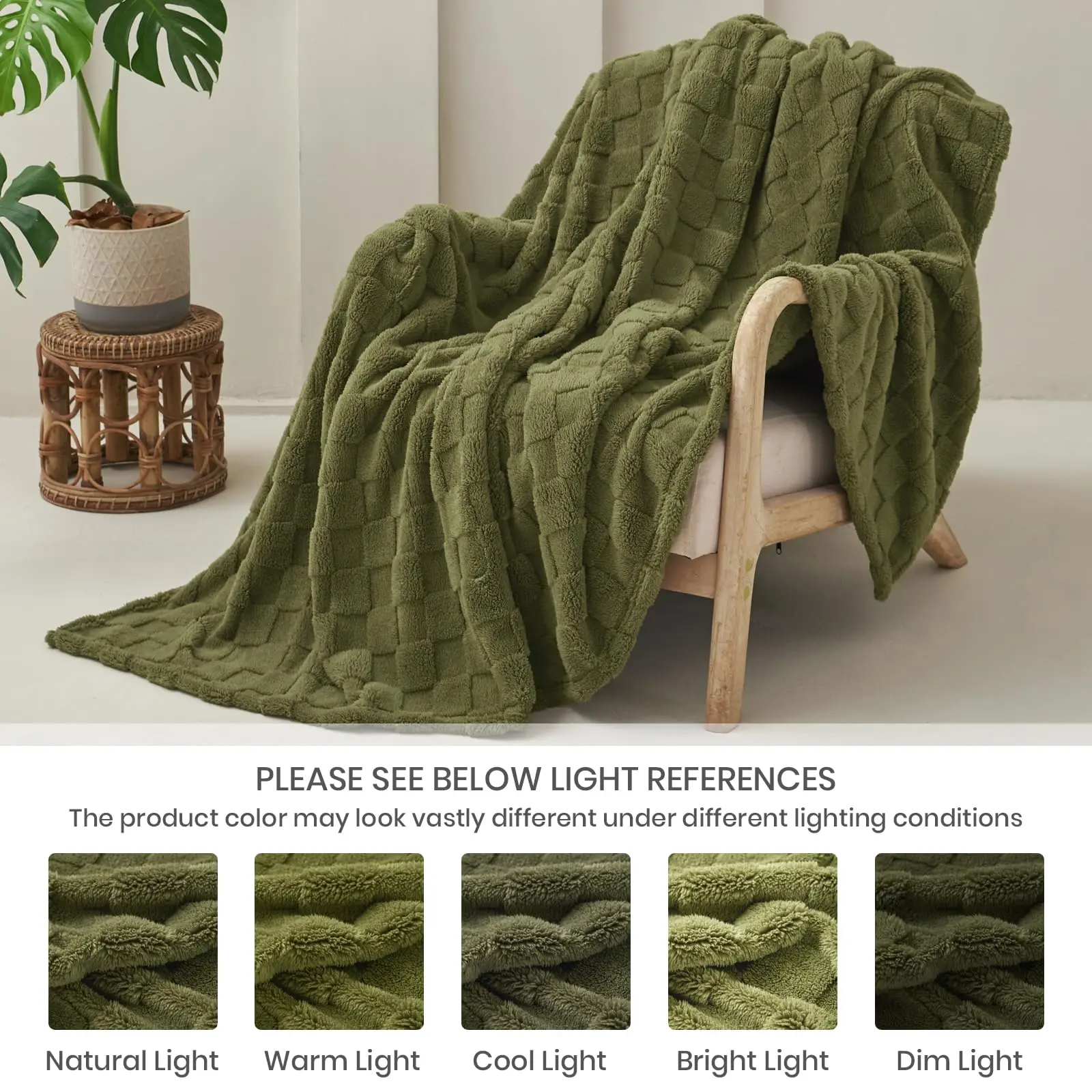 بطانية دافق جيدة مع نمط منقوش ، بطانية يوم دافئة ومريحة ، بطانية أريكة ، داخلي وخارجي ، الشتاء والخريف #4