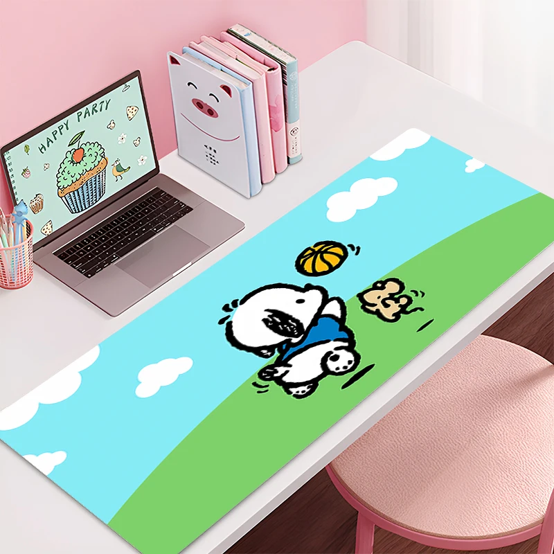 

Large Gaming Customized Mouse pad Pochacco Office desk mat Game keyboard pad Desk Mats Sanrio Kawaii Mousepad Home Decor Girl