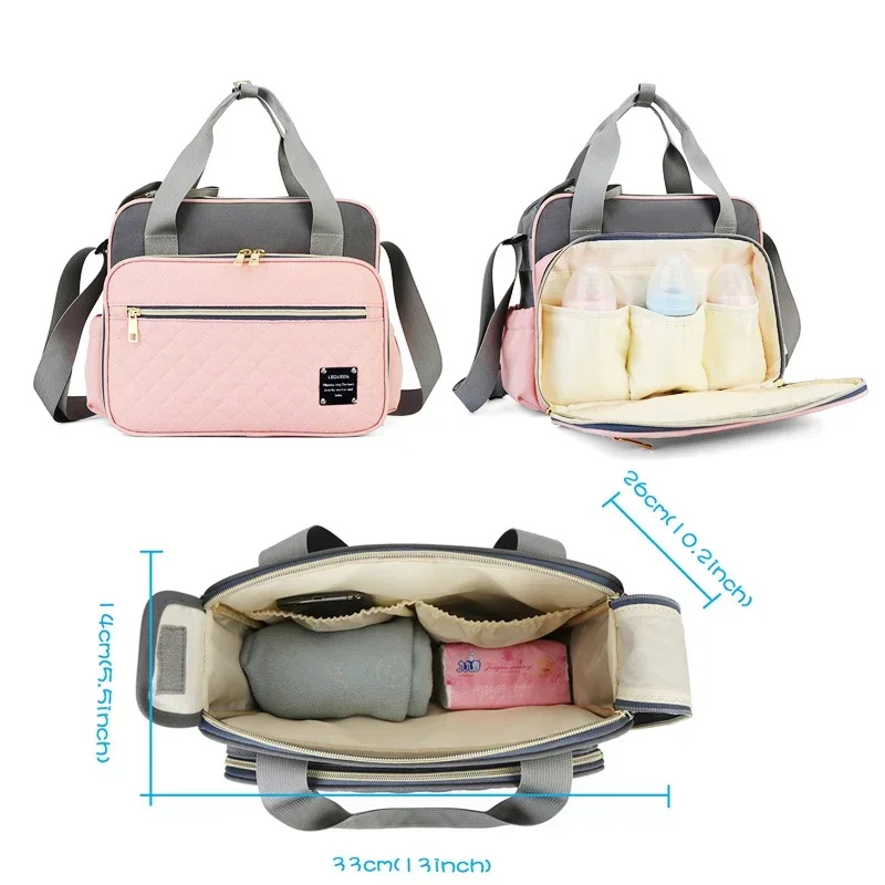 Multifunctional Maternity Mother Baby Stroller Bags Diaper Bag Large Capacity Messenger Travel Bag New Style Waterproof