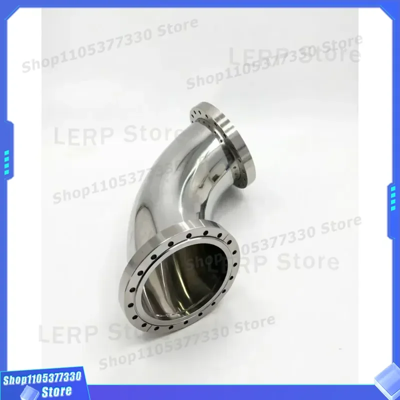 SS304 SS316L Stainless Steel Vacuum Flange Elbow Fittings High Quality Pipe Connector for Industrial Vacuum System