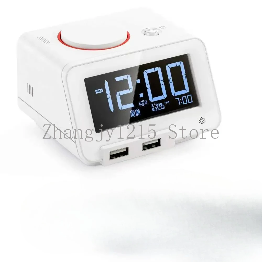 C2 creative multi-function music alarm clock LED children's bedside silent luminous light