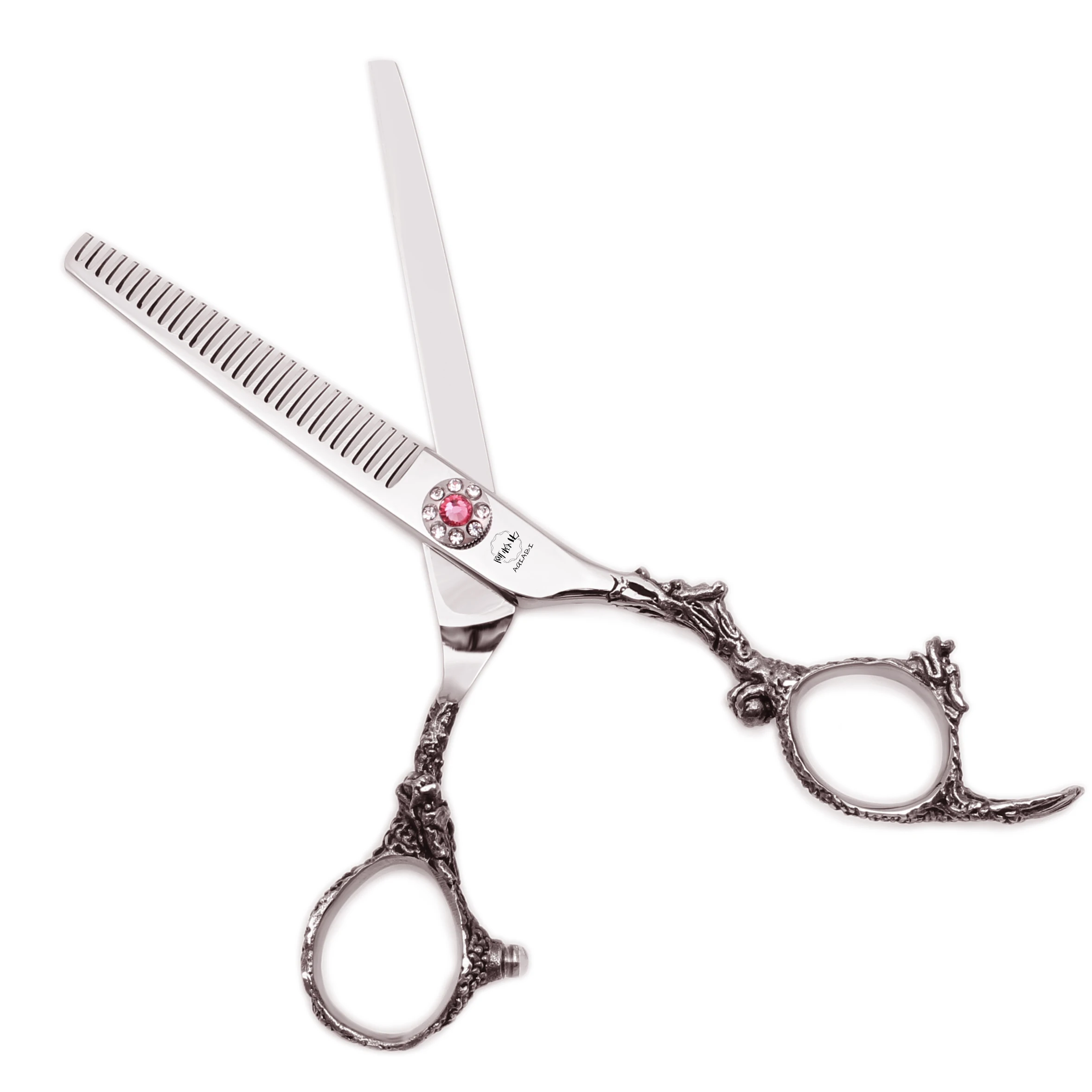 6.0 ''profession elle Haars chere 440c Japan Stahls chere Schere Friseur Ausdünnung Salon Friseur & Home Drops hipping a9005 – Detail 8