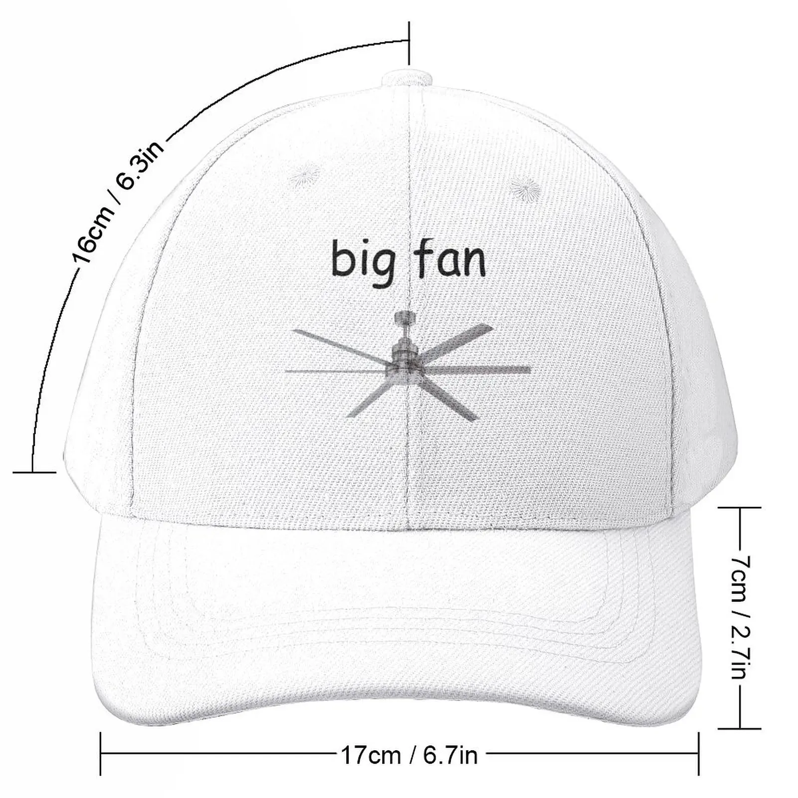 Big Fan Baseball Cap Rugby Golf Cap Herren Damen