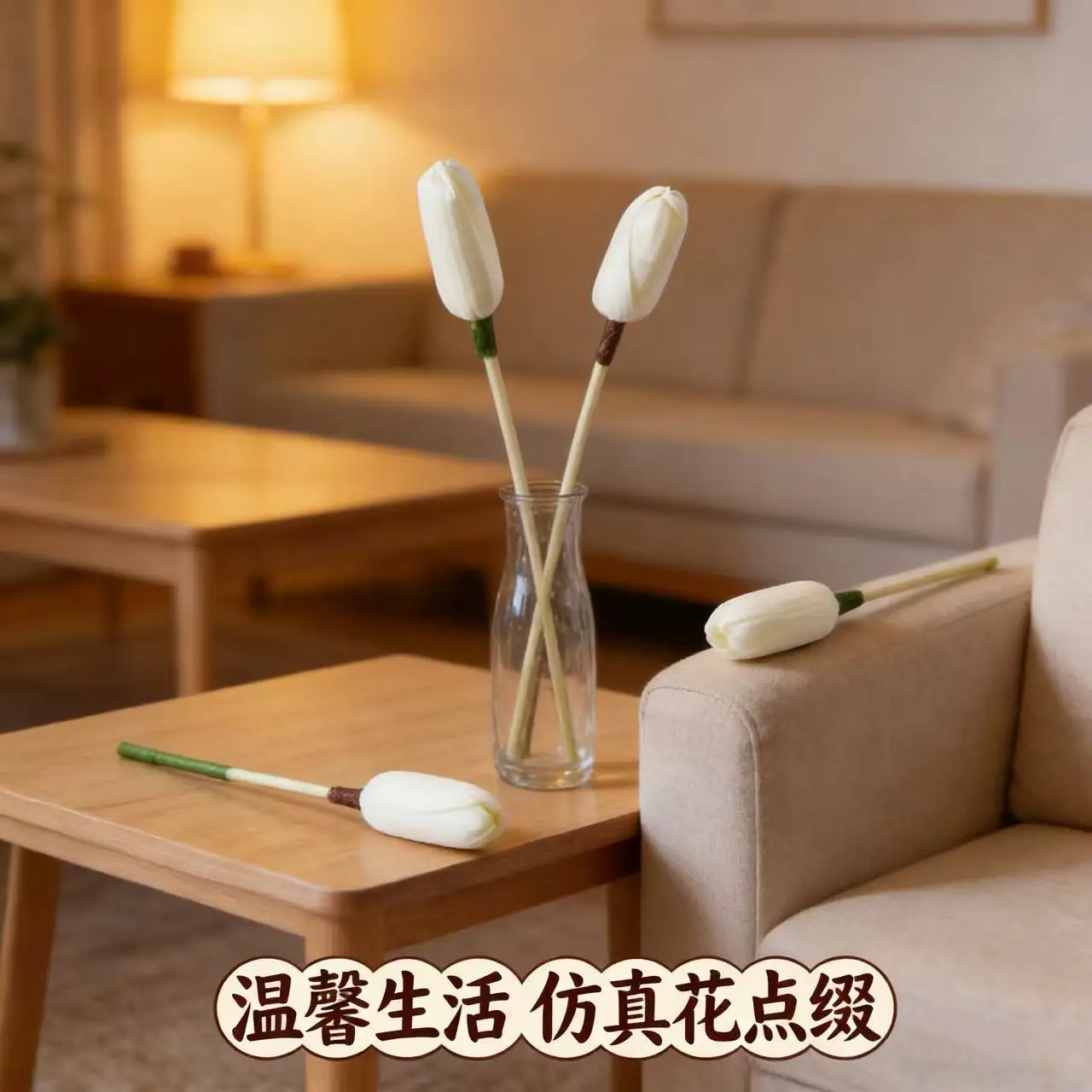 50PCS Aromatherapy Essential Oil Volatile Accessories Handmade Sola Wooden Flowers,Wedding Decor Rattan Stick Large Tooth Willow