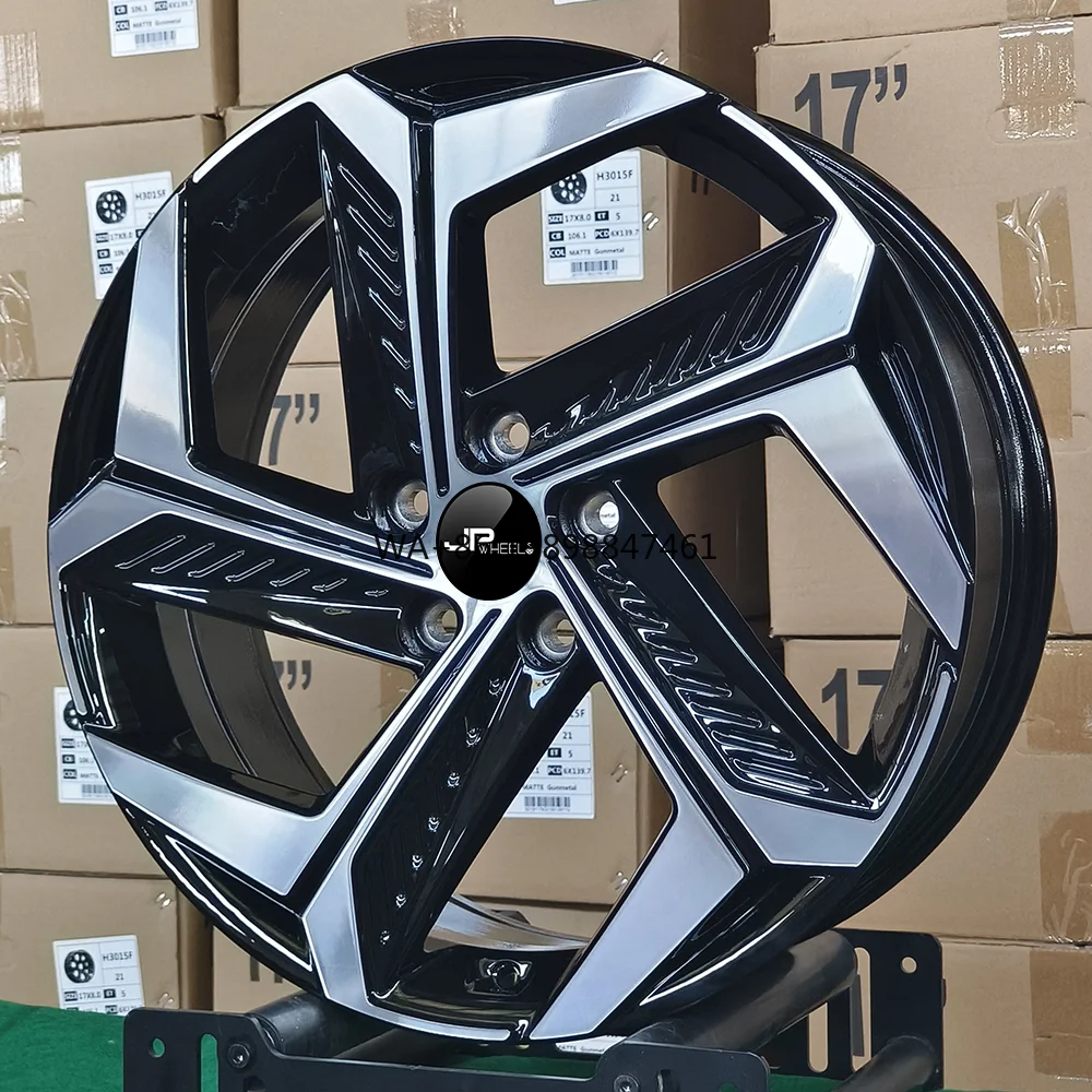 

Factory Custom Cast Passenger Car Wheels for HYUNDAL 5x114.3 Aluminum A356.2 Alloy Wheels 18x7.5 Inch ET45 Car Rims #08025