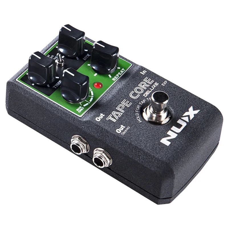 NUX Tape Core Deluxe Classic Tape Echo Tone Delay Effects Guitar Pedal 7 Modes for Guitar Pedals Natural Sound Decay Modulation