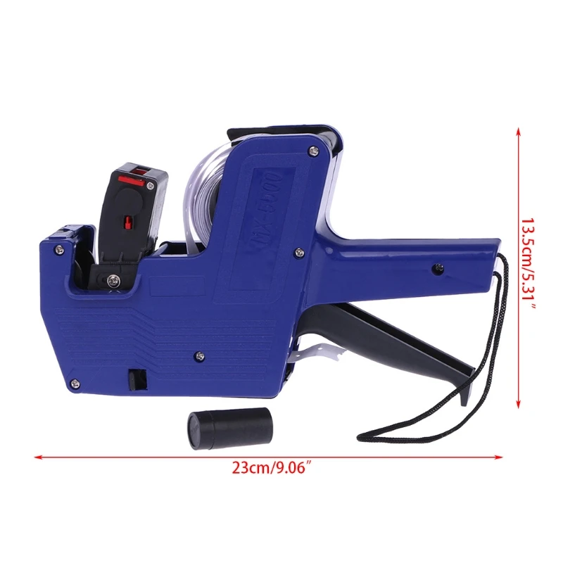 MX-5500 8 أرقام شارة السعر بندقية ملصقات ملصقات لصيقة علامة + 2 لفة حبر دروبشيب