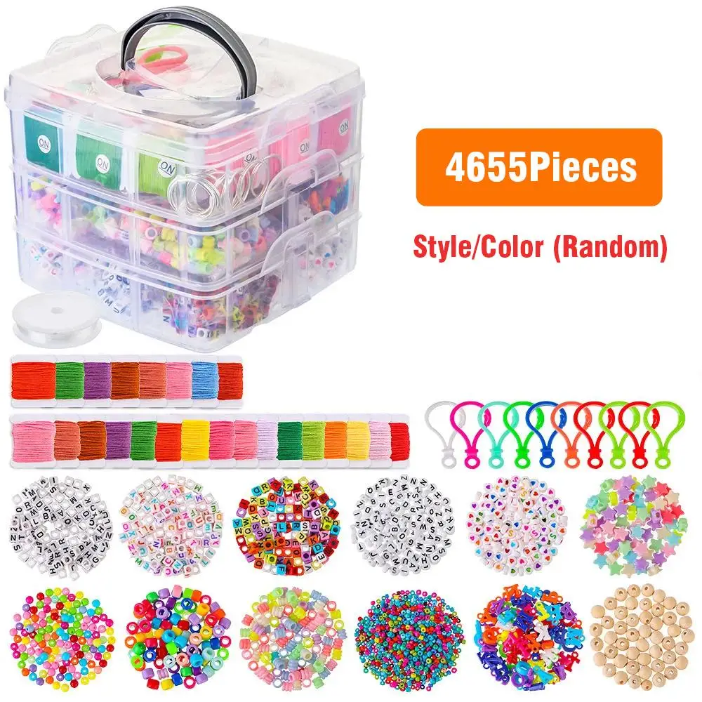 DIY Bracelet Bead Stringing Kit Accessories Jewelry Making Kits Handmade Necklace Decoration Hanging Ornaments Earring Key Chain