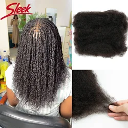 22 Inch Colored Braids Hair QVR No Weft Remy Brazilian Hair Afro Kinky Bulk Human Hair Bundles For Braiding 1 Bundle 50g/pc