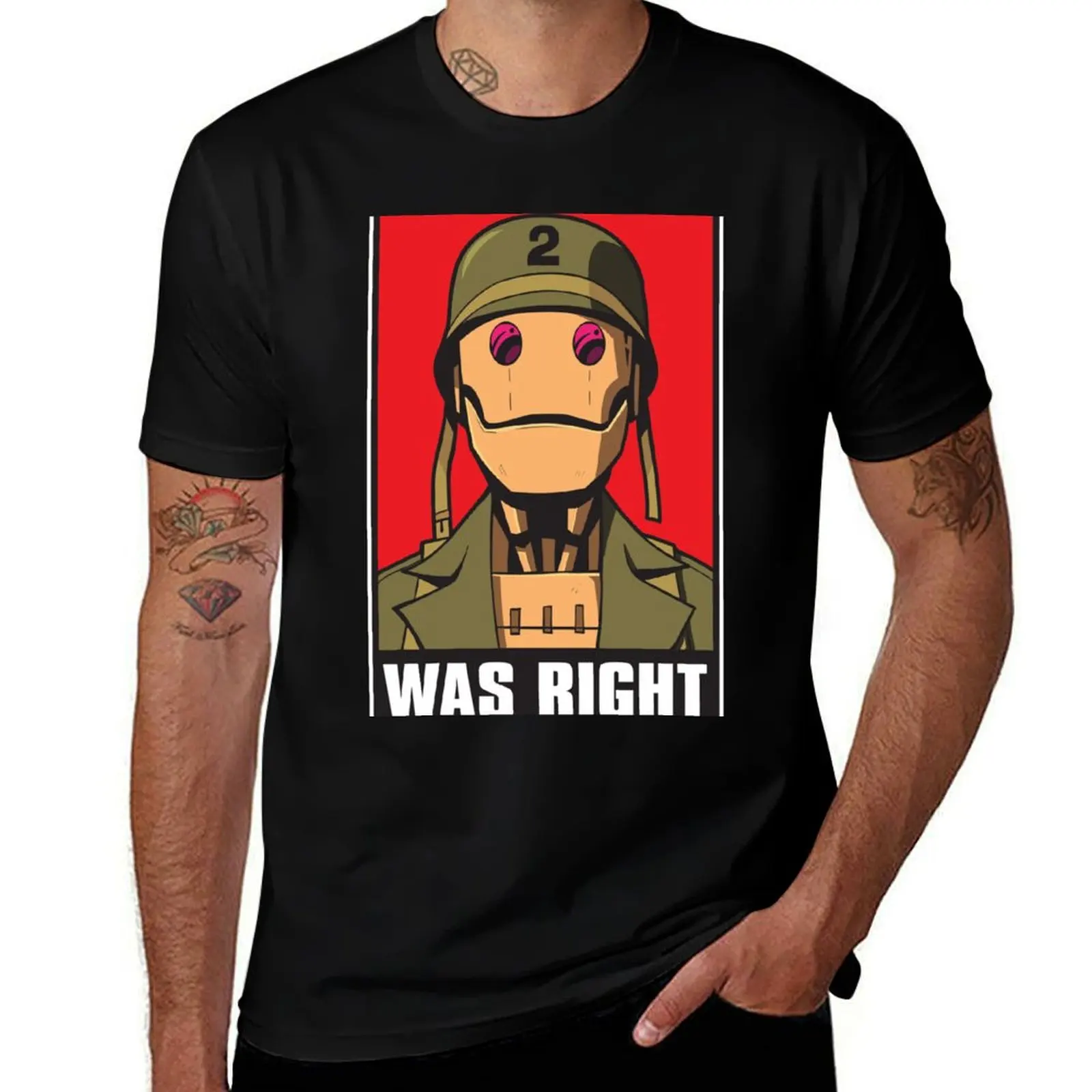 t ROBOT man t WAS man T-Shirt for cotton cotton GI shirts high quality for T-Shirt t printed shirts shirts RIGHT