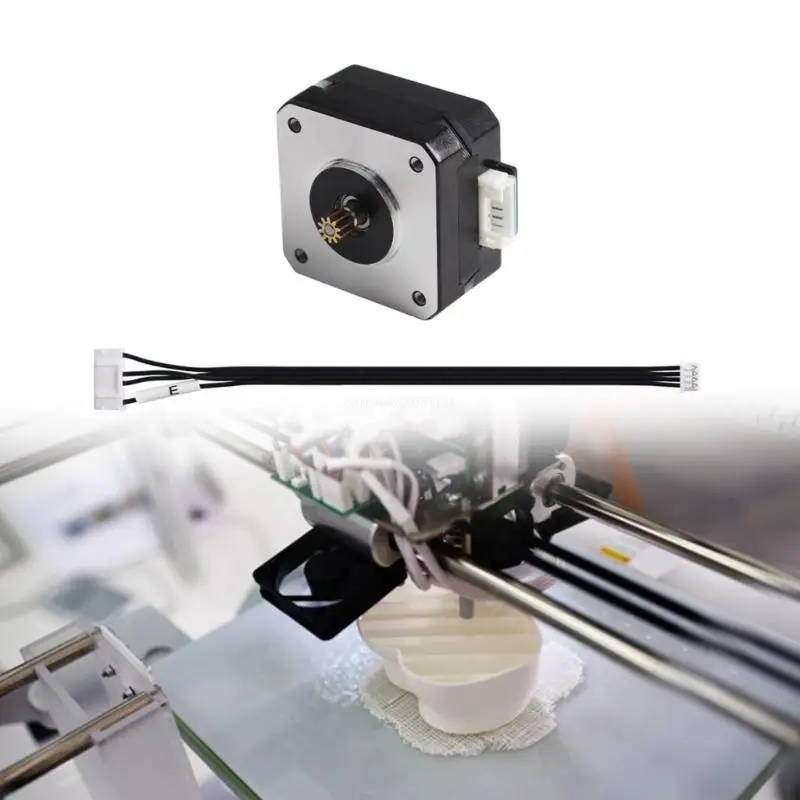 Reliabled Stepper Motor for SV07, Accurate Rotation, Quick Responses in High Temperature Setting DropShipping