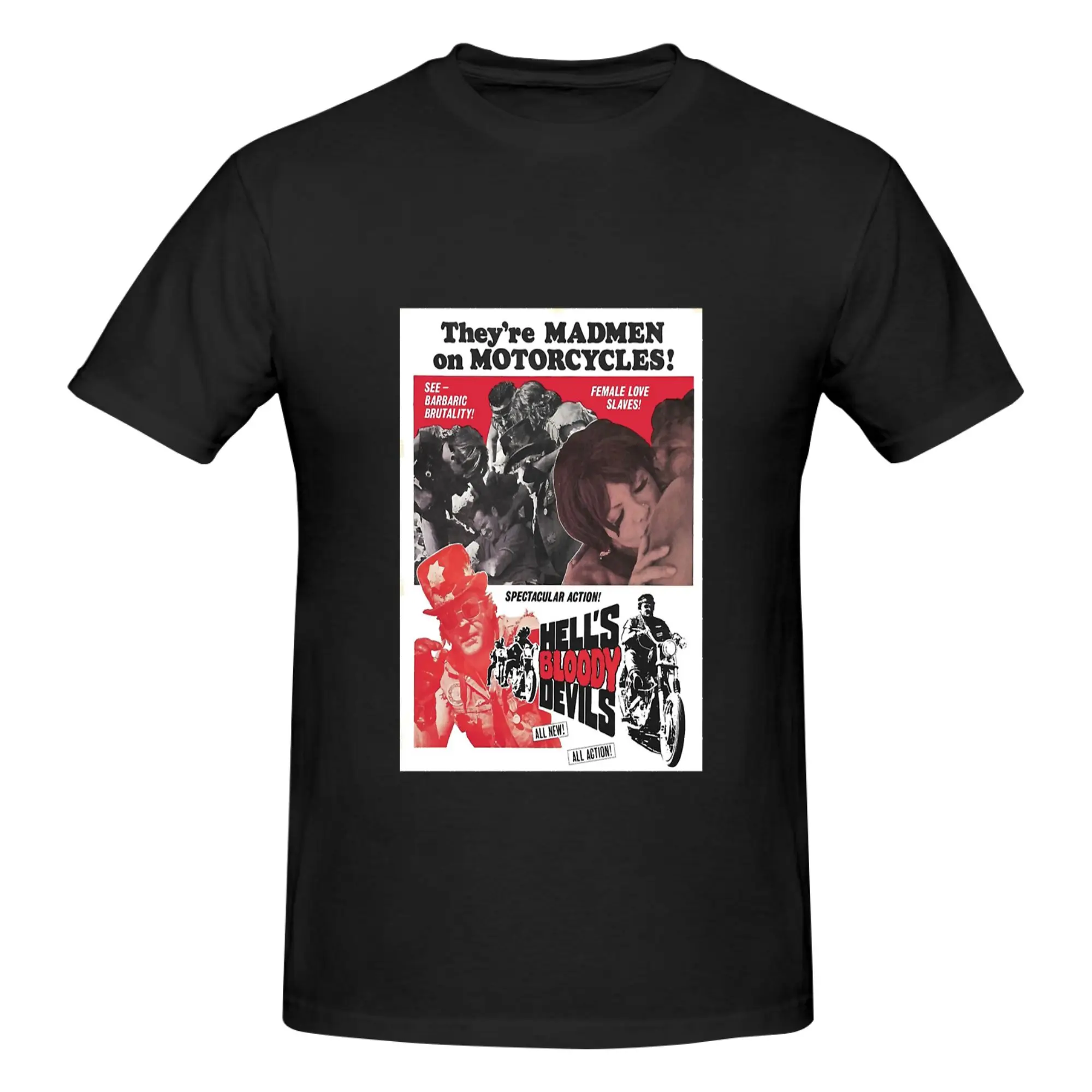 Funny Hell s Bloody Devils  Men's Printed T-Shirt Unisex T shirtOversizet
