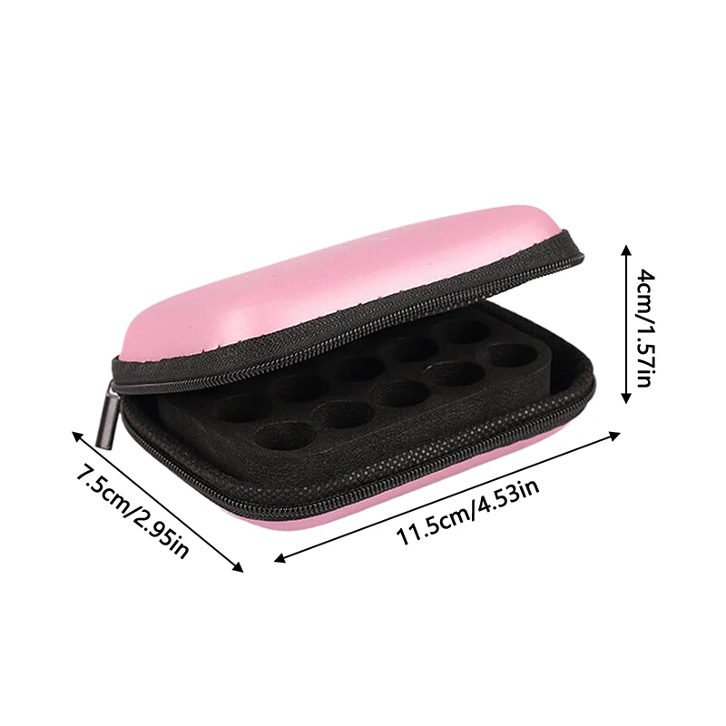 15 Slots 1ML 2ML 3ML Essential Oil Case For Young Living Roller Bottles Storage Bag Holder Portable Perfume Hanging Organizer view 6