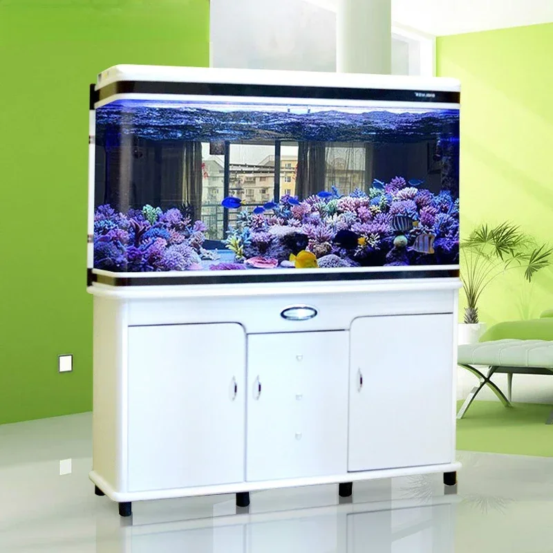 

Aquarium Living Room Lazy Change Water Ecological Landscape Floor Fish Globe