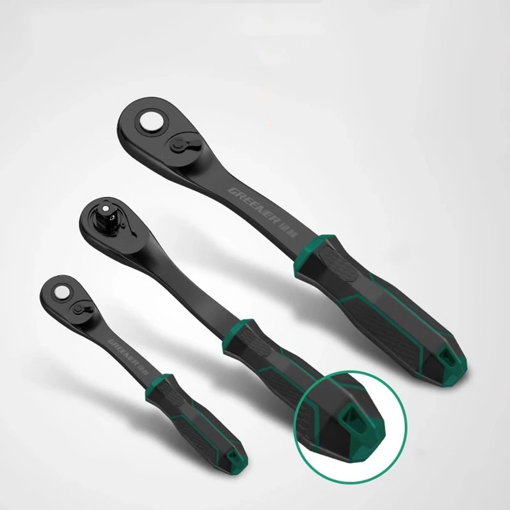 Multi-function Drive Ratchet Socket Ratchet Hand Tool Ratchet Wrench Faça Você Mesmo Handle Modern 2