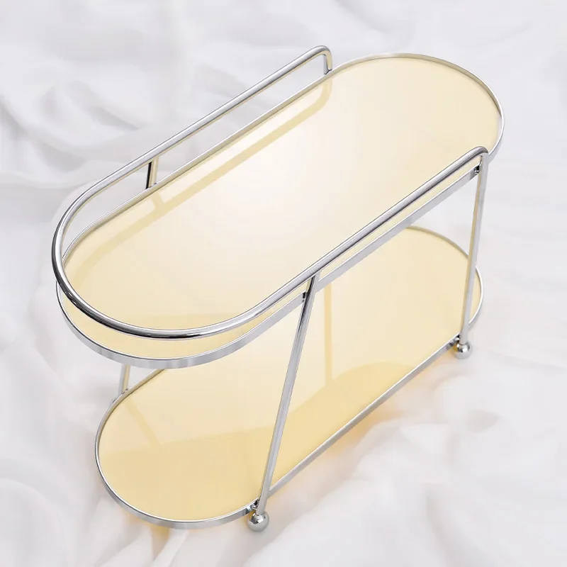 Acrylic Cosmetics Storage Rack, Water Cup Holder, Coffee Cup Holder, Light, Luxury, Cream, Perfume, Home Decoration