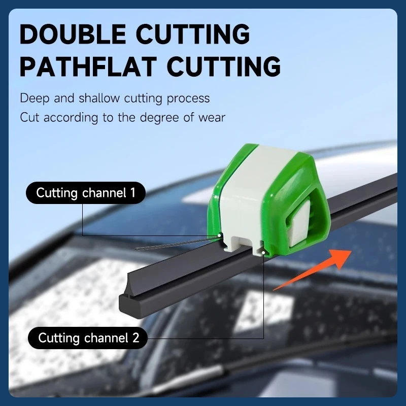 

Universal Car Wiper Repair Tool Windscreen Wiper Blade Wiperblade Cutter Rubber Regroove Tool Trimmer Restorer Car Accessories