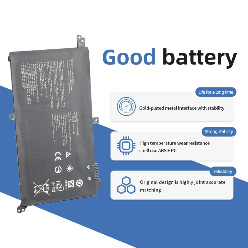 Imagem -03 - Suozhan B31n1732 Bateria do Portátil para Asus Vivobook X430ua X430uf X430un X430fa X430fn X571g X571lh X571gt 11.52v 42wh