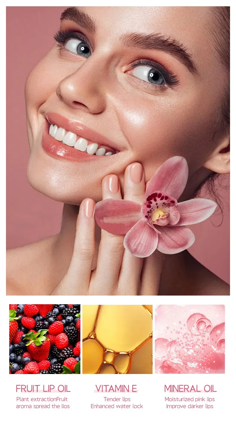 أنبوب مربع للبقع المائية المتغيرة الألوان، لؤلؤي لوني لامع، مظهر عصير، مرآة، تأثير ممتلئ، ملمع شفاه #3