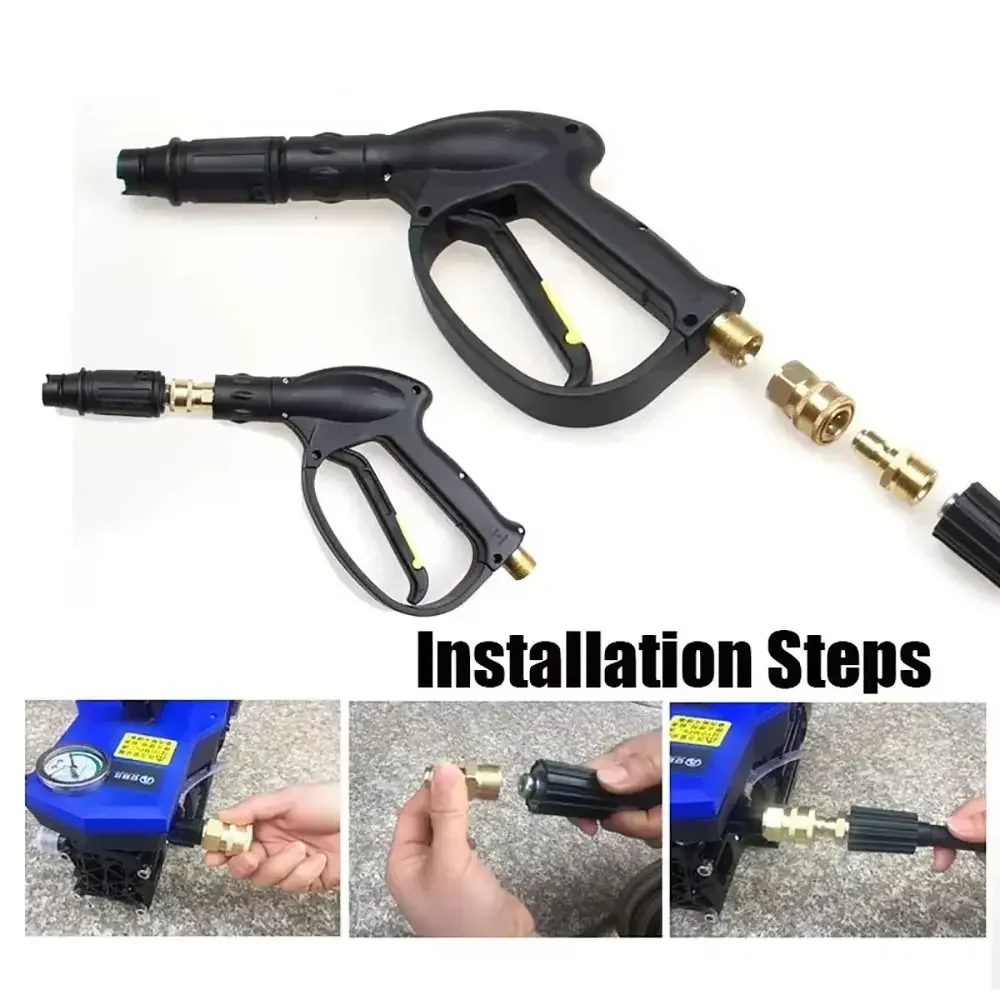 1Pcs Quick Release G1/4 Pressure Washer Adapter Set Couplers Swivel Adjustable Spray Sprinkler Quick Connector 1/4 Inch