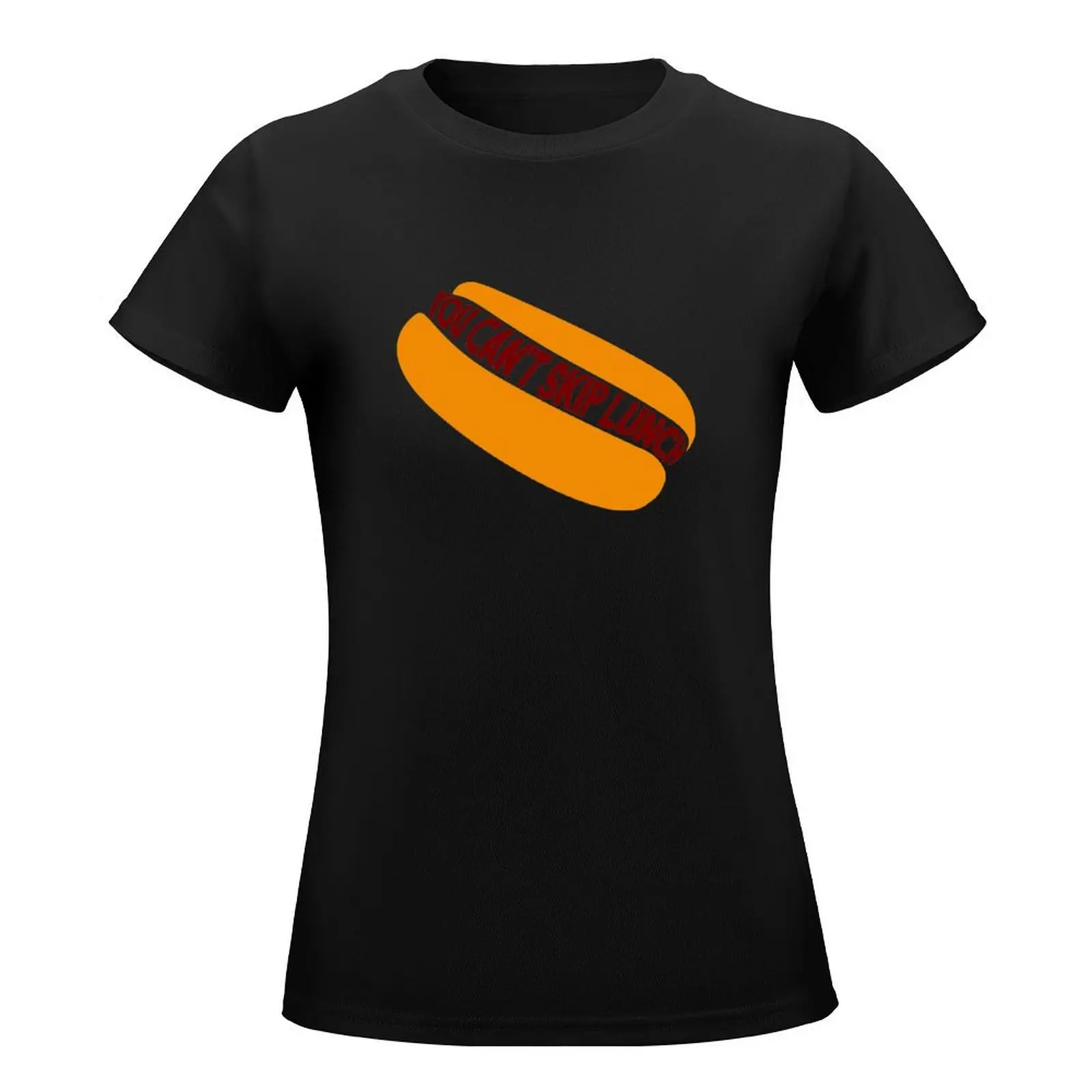 Je Kunt De Lunch Niet Overslaan T-Shirt Hippie Kleding Graphics Dame Kleding Schattige Kleding T-Shirts Voor Vrouwen Katoen