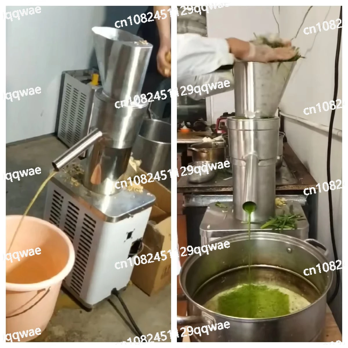 1200W professional residue oil separation all stainless steel grape orange juice cold pressing commercial juicer