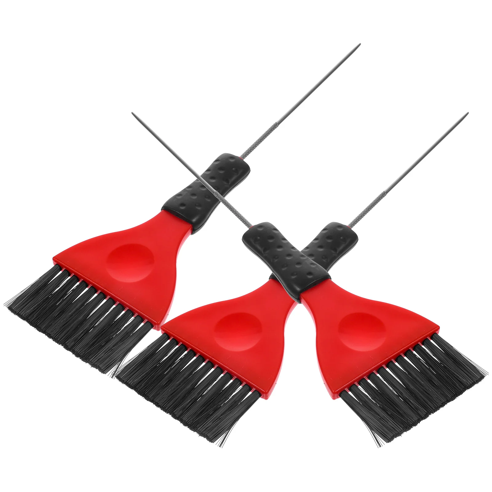 

3pcs Hair Coloring Brush Stainless Steel Pin Tail Dye Brushes for Tinting Salon Home DIY Hairdressing Accessories