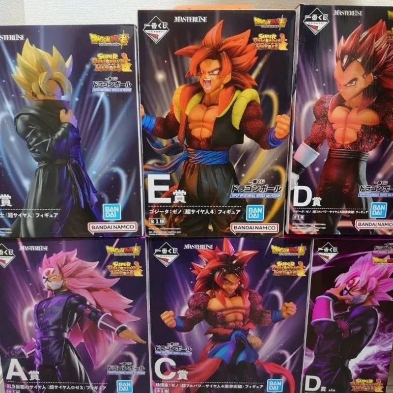 Bandai In Stock Anime Dragon Ball Figure Son Goku Gogeta Action Figure Super Saiyan Super Heroes 4th Pvc Model Cool Toys Gifts