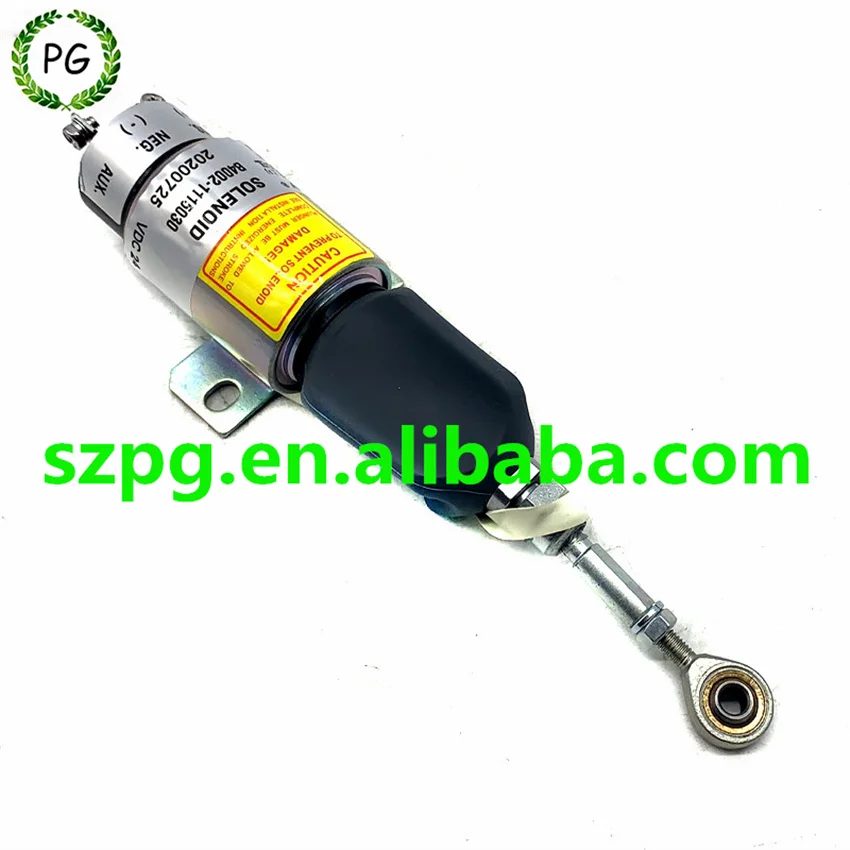 For 24V B4002-1115030 Shutdown Solenoid Valve For Komatsu PC60-7 PC120-7 PC200-7 Excavator B4002-1115030 B40021115030