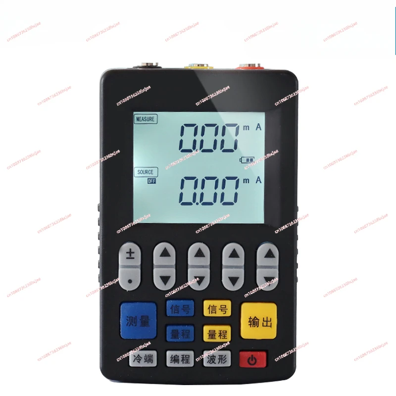 Handheld signal generator with passive current 4-20mA voltage resistance Pt100 thermocouple temperature calibrator