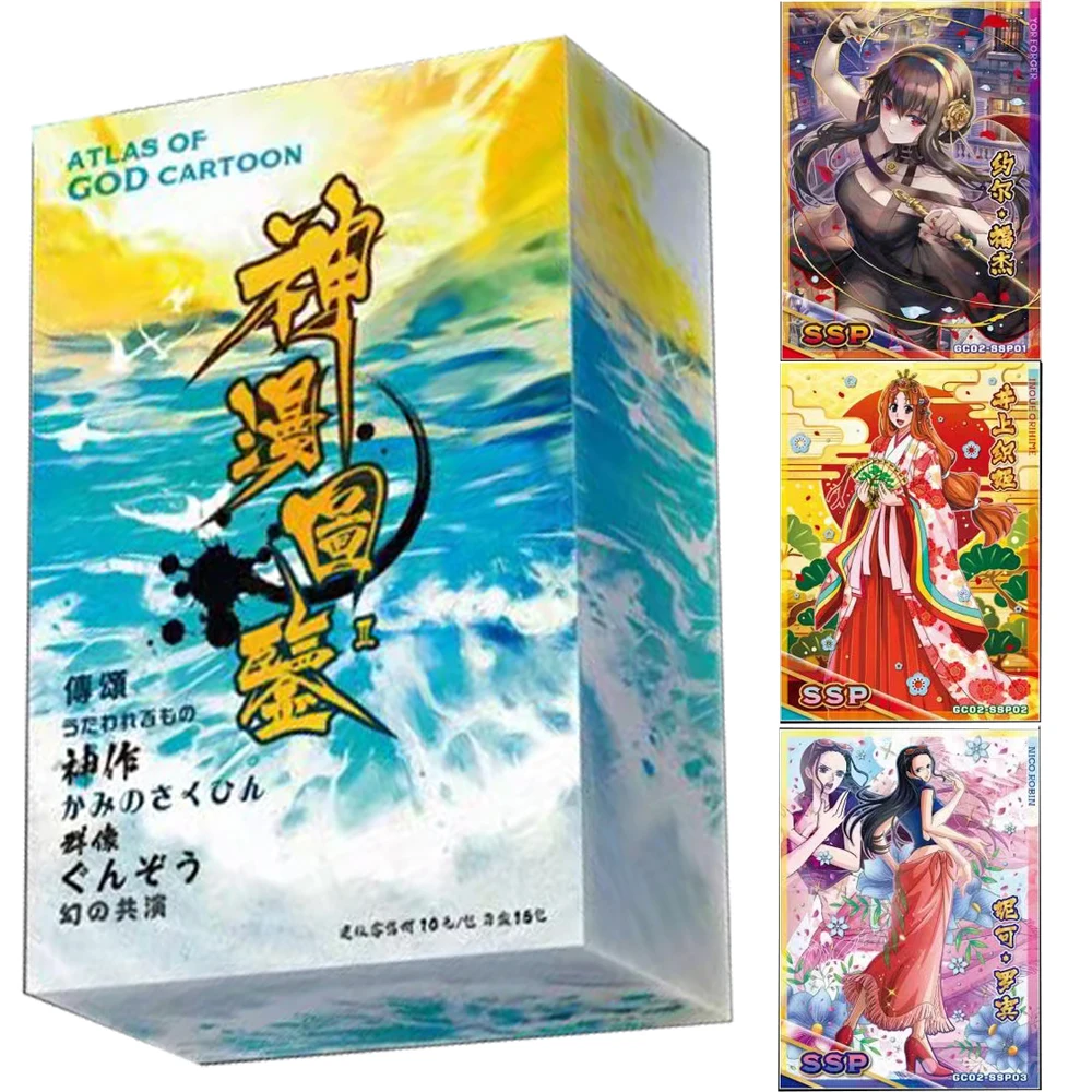 

ATLAS OF GOD CARTOON Collection Card For Child Kuchiki Rukia Senritsu No Tatsumaki Tohsaka Rin Rare Limited Game Card Kids Toys