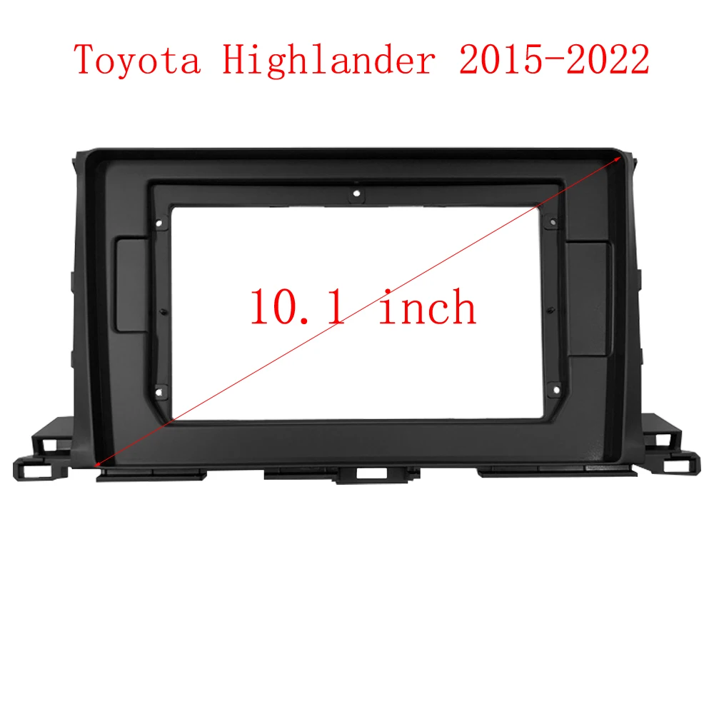 

Комплект рамки для автомобильного радиоприемника 10,1 "2 Din Android для TOYOTA Highland Kluger, автомобильного стерео, приборной панели, с креплением