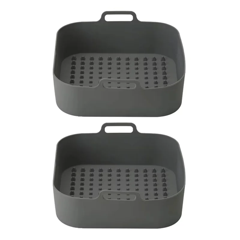 

A98E-With Fried Pizza Chicken Heat-Insulation Air Fryer Tray 20X20x6cm Air Fryer Tray
