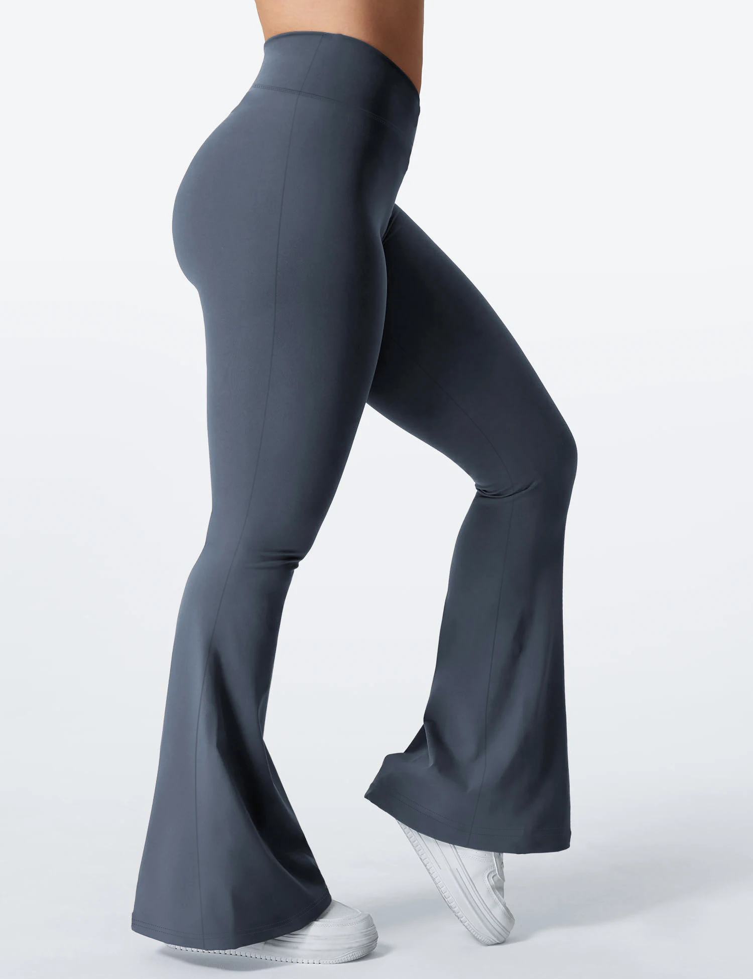 Pantalon évasé taille haute Y2K K-Fashion, jambes larges, doux et extensible, élégant, polyvalent, pour usage quotidien